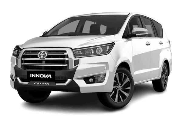 Toyota Innova Crysta — 7-seater AC cab for hire