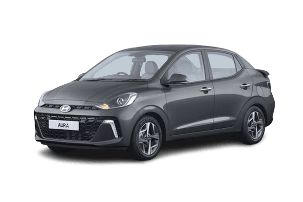 Hyundai Aura — 5-seater AC cab for hire